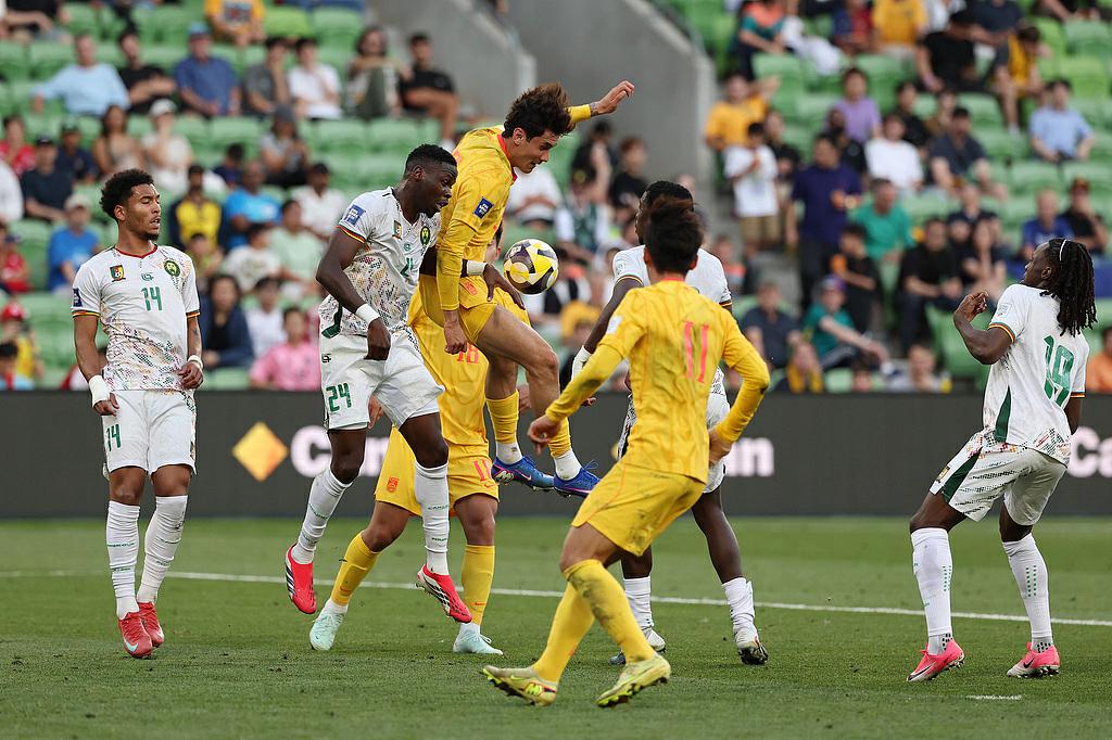 FIFA系列赛-开场9分钟连丢2球 国足0-2喀麦隆|喀麦隆|国际足联联合会杯|张玉宁|林良铭|王上源|韦世豪|颜骏凌