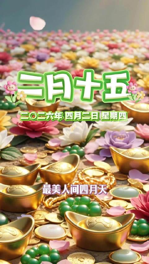 二月十五一路繁花一路春暖花开