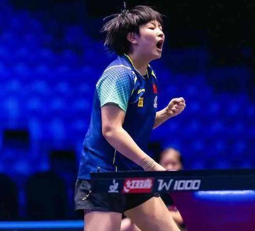 覃予萱打崩早田希娜,邱贻可神情激动,王励勤笑了