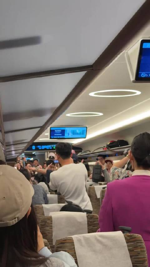 不愧是看完蔡依林演唱会返回成都的高铁氛围很嗨