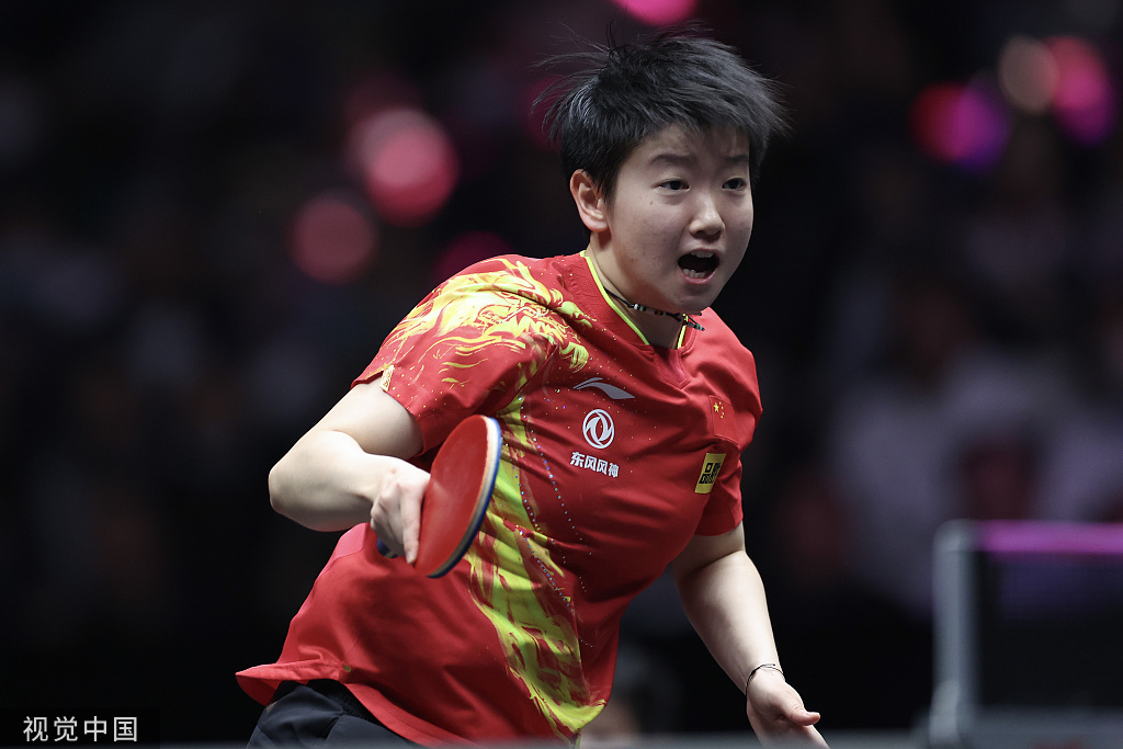 孙颖莎3-1逆转伊藤美诚，WTT新乡赛女单半决赛对阵陈梦