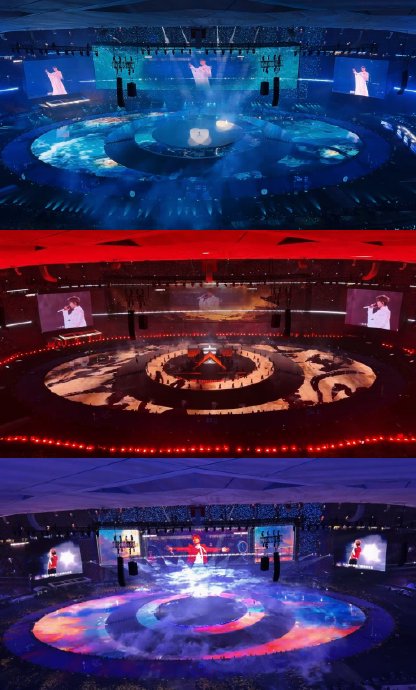 张杰鸟巢演唱会颠覆视听，万平舞台与AI机器人创纪录引轰动