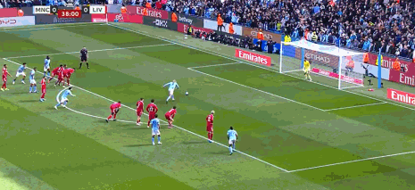 半场：曼城2-0利物浦，哈兰德双响，塞门约助攻，范戴克送点