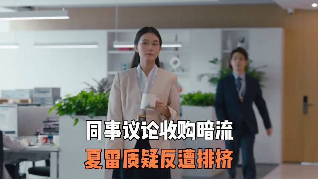 同事议论收购暗流，夏雷质疑反遭排挤