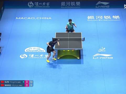 孙颖莎4比1胜王曼昱，创世界杯三连冠历史