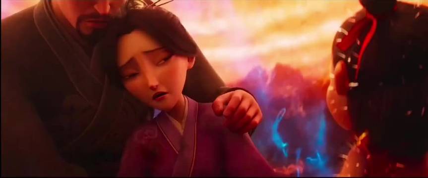 推特上网友发的《哪吒之魔童闹海》殷夫人牺牲片段感动众多网友