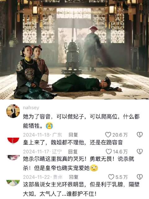 “她是英勇无畏的骑士，为逝去的公主挥刀” 延禧攻略