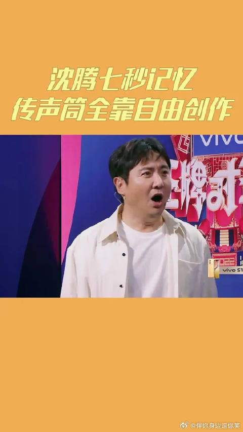 沈腾七秒记忆传声筒全靠自由创作