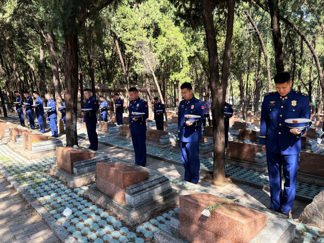 清明时节，这群“火焰蓝”来到烈士陵园