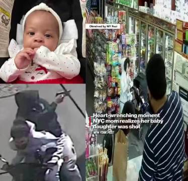 纽约母亲带子躲枪击，婴儿车内女儿中弹身亡