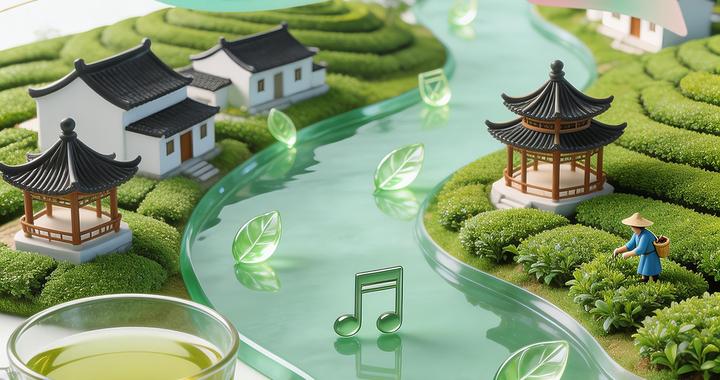 海报丨湘茶多韵，跟着周杰伦的歌词采春茶