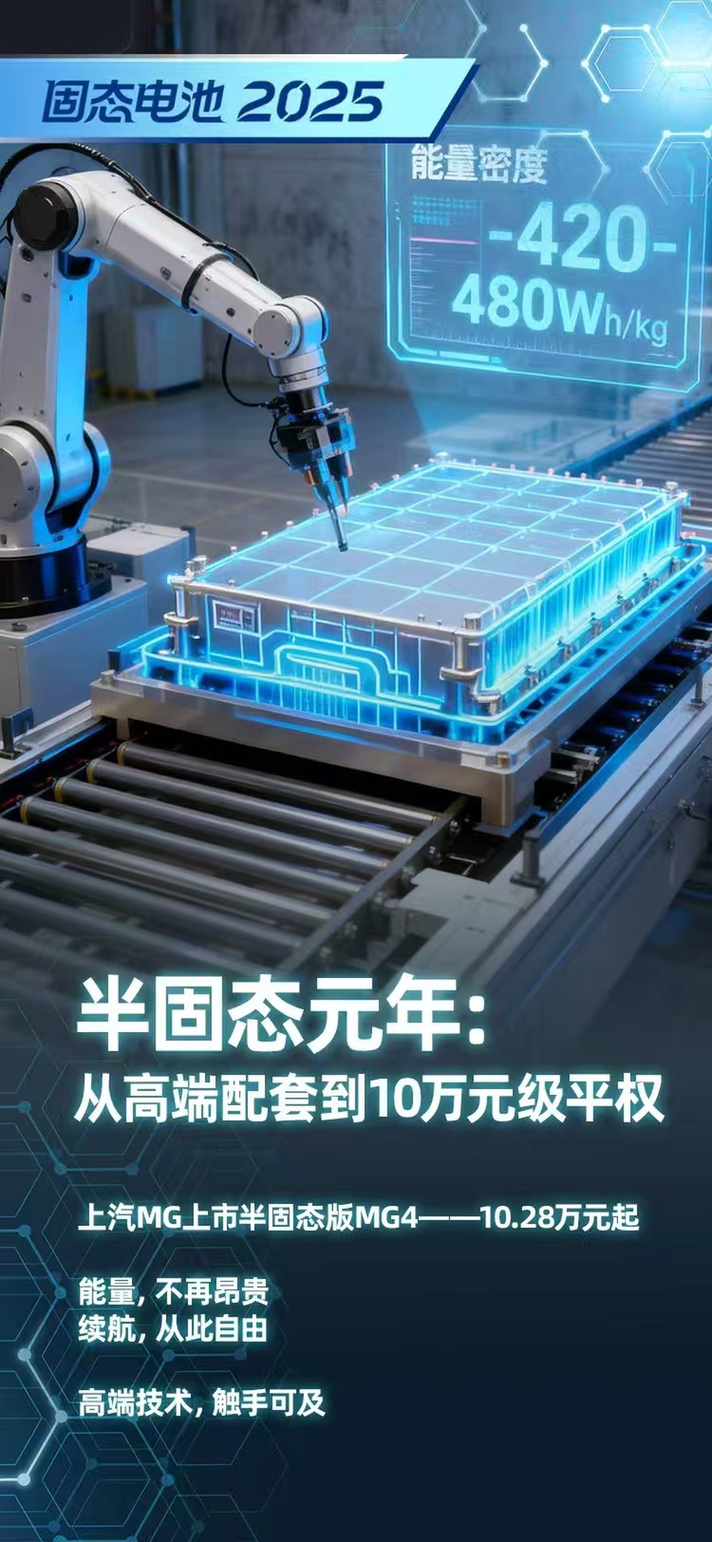 固态电池2025：半固态下沉10万级，全固态决战2027