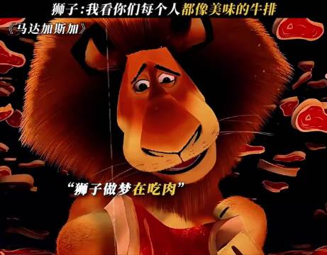 马达加斯加狮子调侃游客像牛排