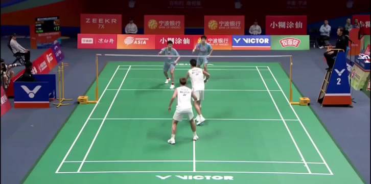 任何组合直落两局胜马来西亚强档，晋级亚锦赛16强