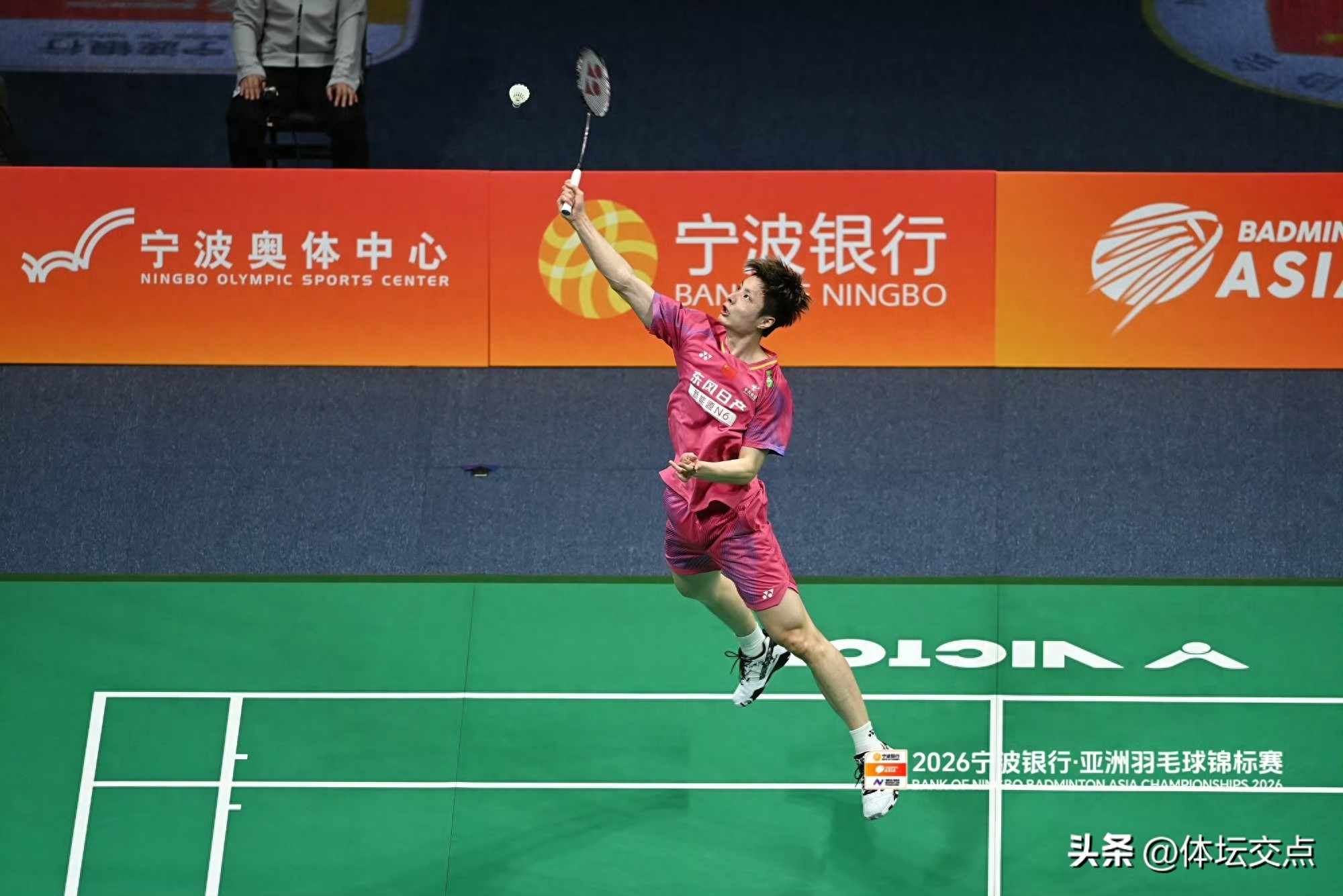 羽球亚锦赛8号国羽战报：9胜3负 李诗沣 韩悦出局 1号场地5场2:0！