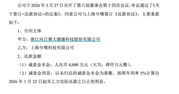 向日葵并购案余波：处罚落定，“债”字未消！兮璞材料欠下的四千万意向金何时清偿？