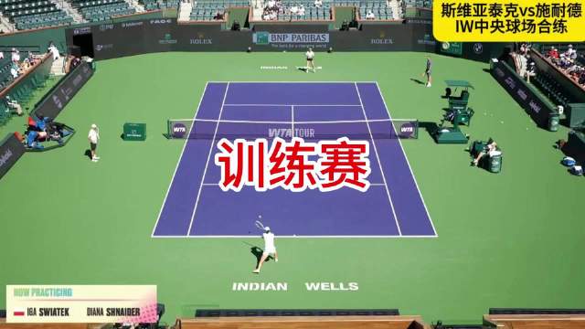 分享斯维亚泰克vs施耐德 IW合练（5）训练赛开打
