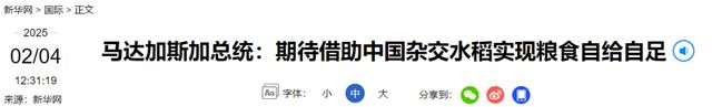 马达加斯加总统涉华表态