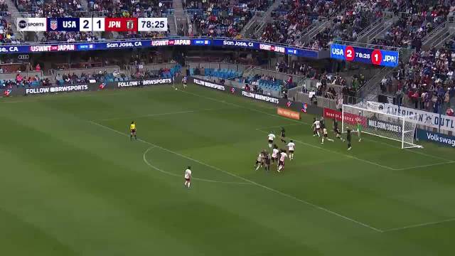 日本女足2-1胜美国队,射门数据全面占优