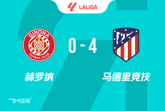 西甲-马竞4-0赫罗纳第3名收官 索尔洛特替补戴帽 - 7M足球新闻