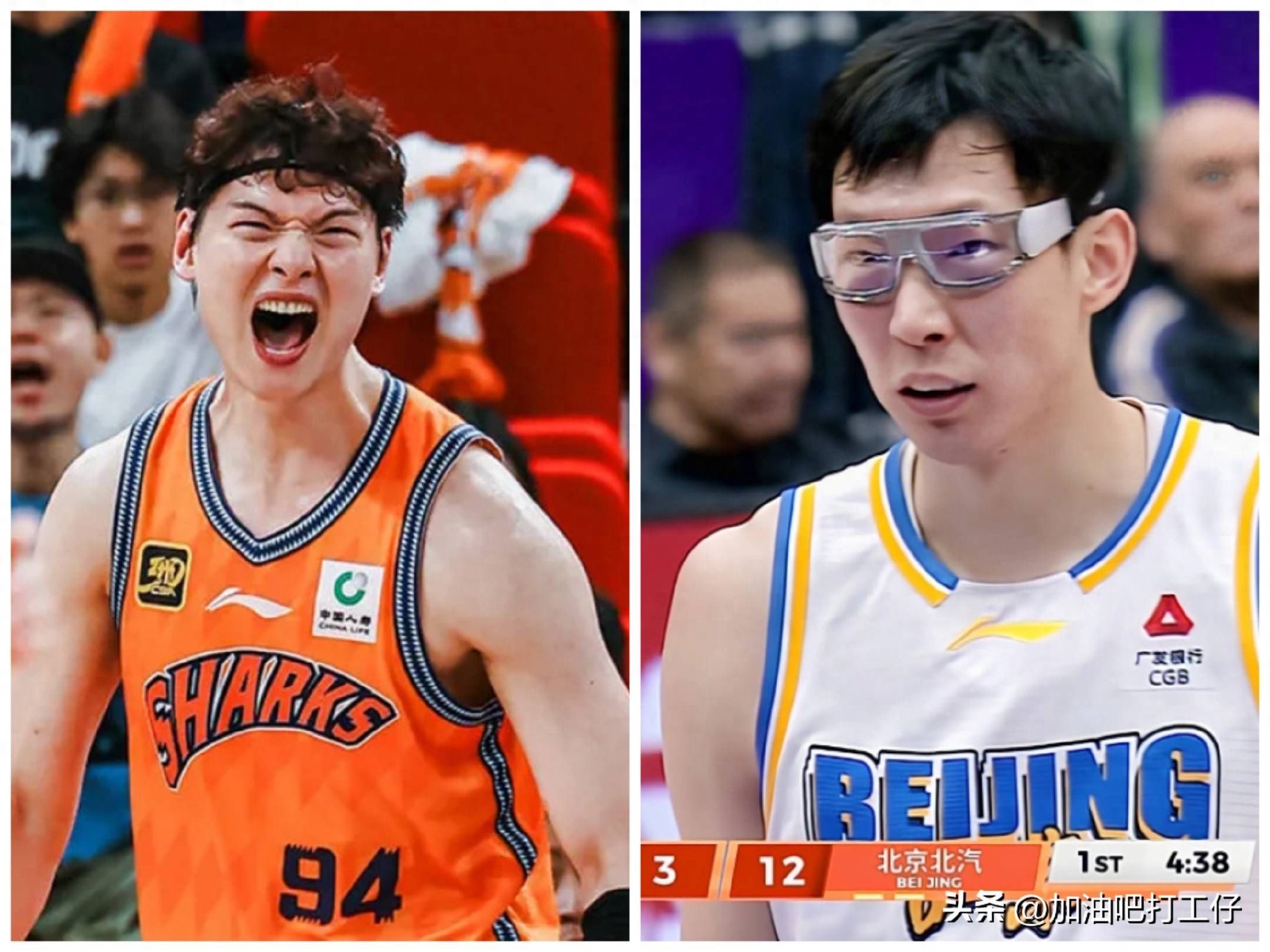 上海男篮两核心受伤,北汽有望终结其18连胜!周琦PK王哲林成焦点
