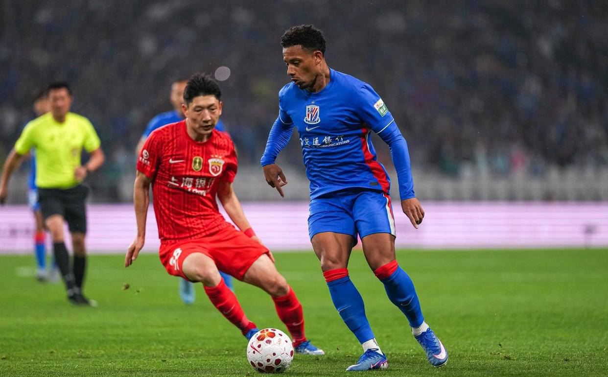 上海申花1-0战胜上海海港，赛后评分：13号马纳法荣登榜首