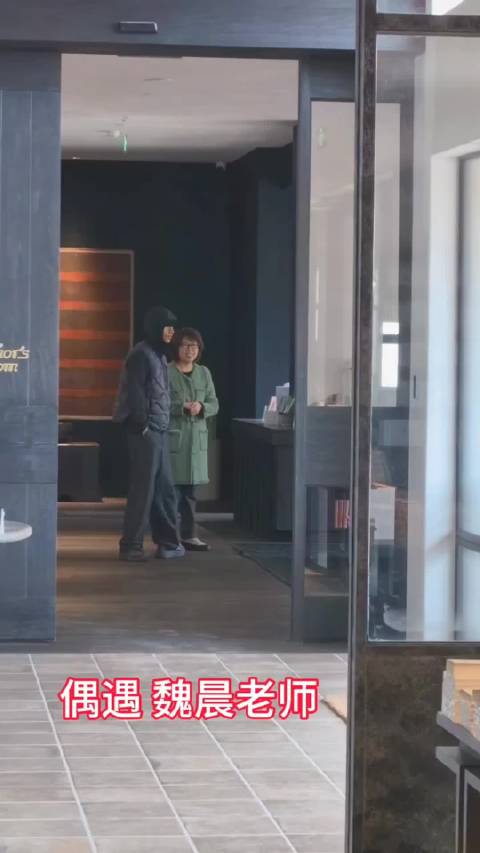 魏晨携3岁儿子出游被偶遇