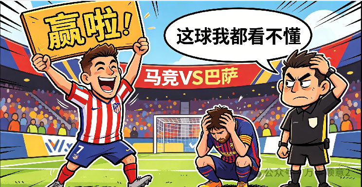 2026.4.14 马竞 VS 巴萨 欧冠生死战!马竞主场剑指四强,巴萨背水一战能否上演惊天翻盘?