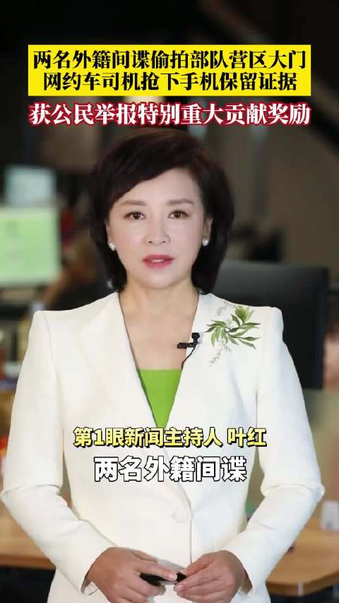 网约车司机智擒外籍间谍获国家安全特别奖励