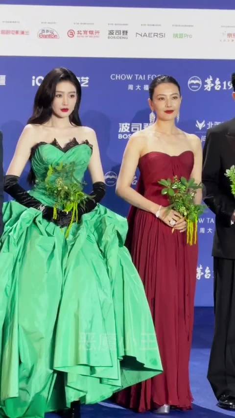 张天爱最新物料： 电影节红毯直拍