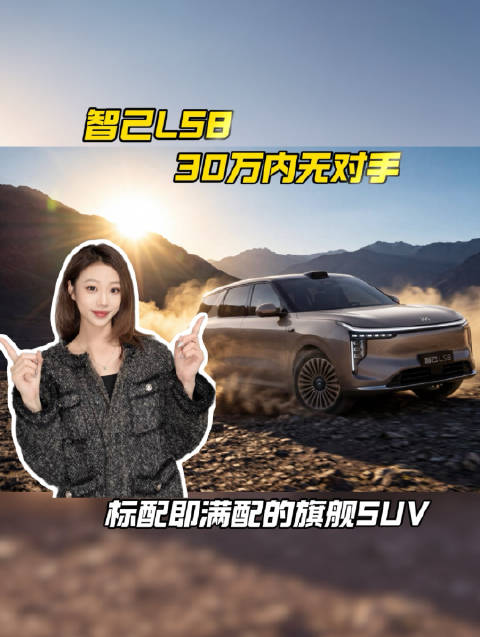24.98万智己LS8，满配旗舰增程长续航，四轮转向好开好停家用首选！