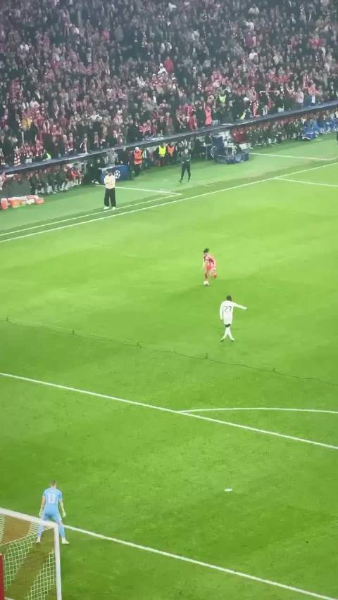 奥利塞双杀球现场视角