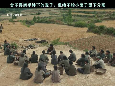 抗日面前全村团结烧麦哭麦，粮食是气节不能落入鬼子手中 生万物 杨幂 欧豪