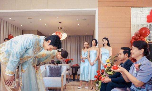 魏晨婚礼，王铮亮证婚人，陆虎伴郎，张杰由父母代为参加