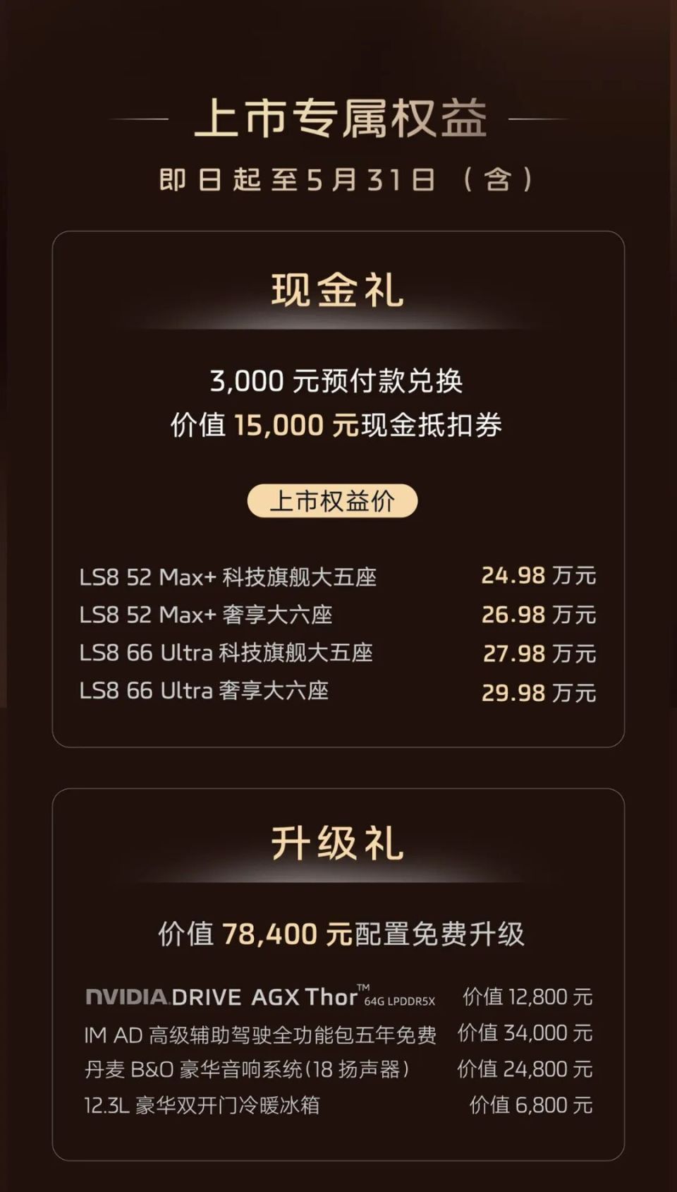 智己LS8上市 增程动力 纯电续航430公里 权益价24.98万起_新闻