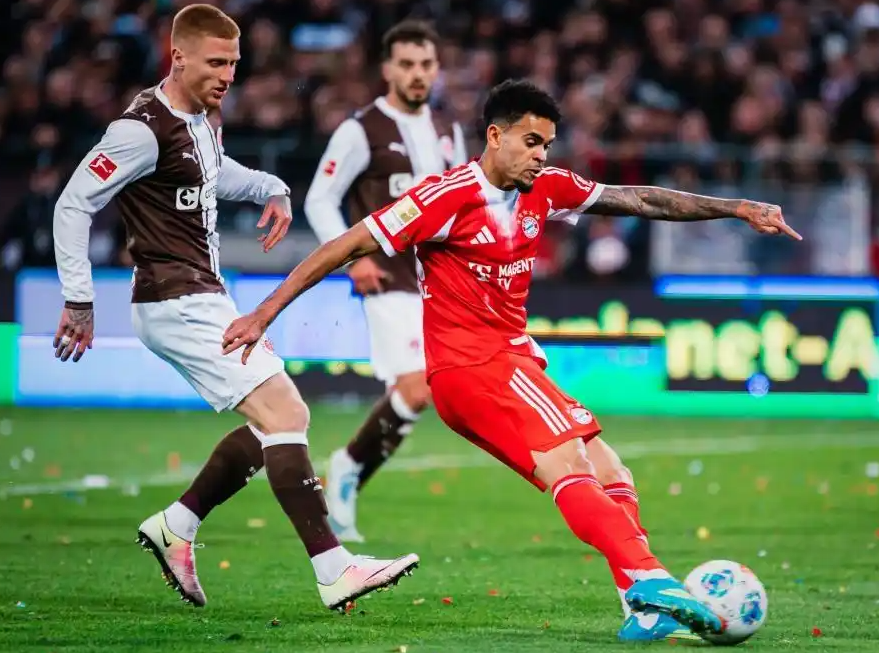 拜仁5-0大胜圣保利，破队史德甲进球纪录领跑积分榜-新球体育-球探体育