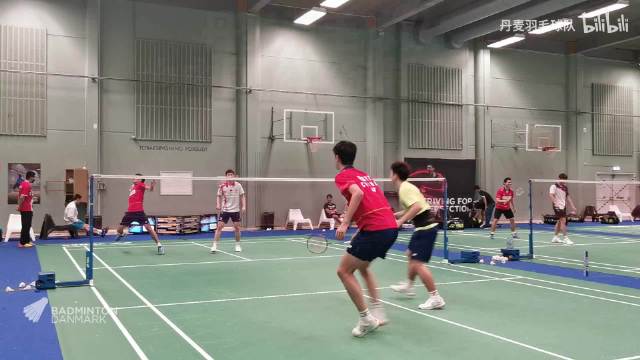 2021年汤杯后场训练，王昶、冯彦哲、何济霆等人