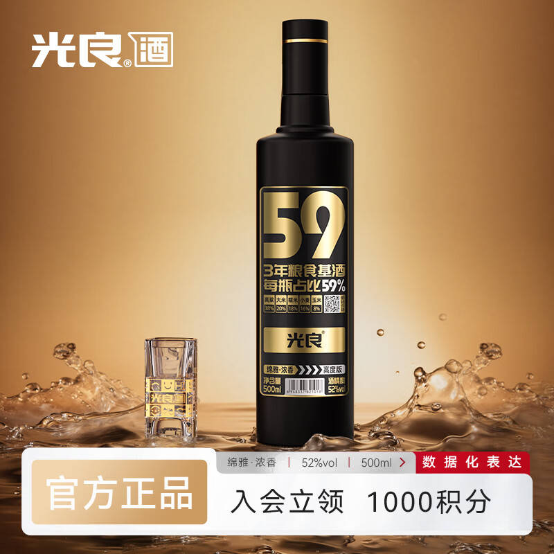 52度浓香型白酒，聚会必备的饮品，赶紧入手!_光良_数据_酒都