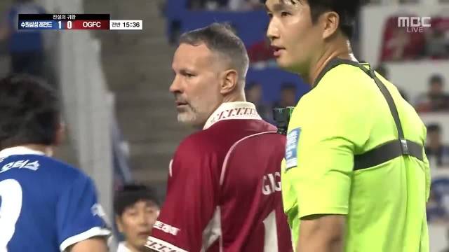 曼联传奇队vs水原三星传奇队全场集锦