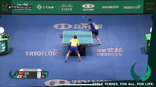 19岁孙颖莎世界杯逆转伊藤美诚，助中国队夺冠