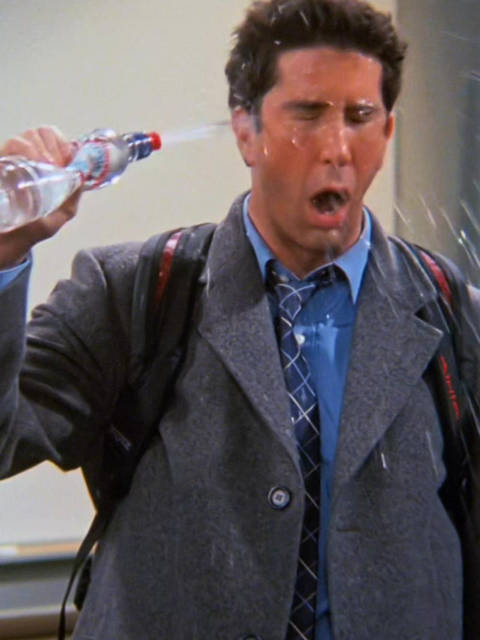 看得出来Ross当老师是体力活 老友记｜美剧｜喜剧