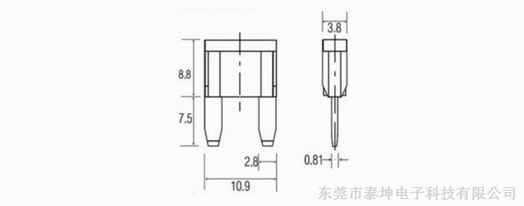 32v汽车插片式保险丝片