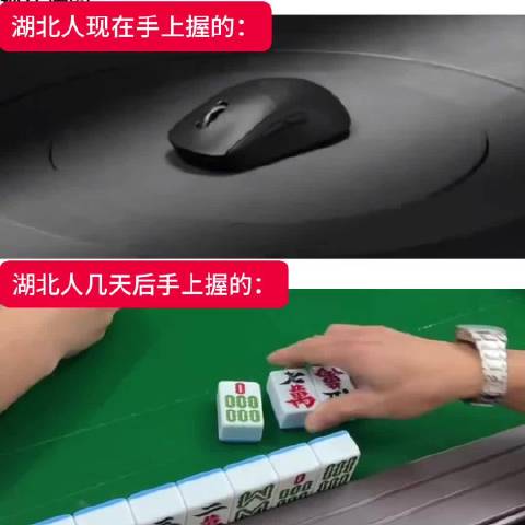 湖北人这几天鼠标点到飞起，过几天握麻将握到无力