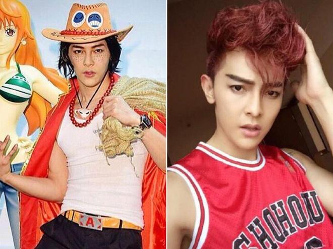 最爱cos的明星“汪东城”，除了模仿男角色，他的“女装”很OK
