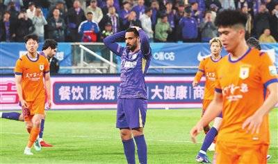 津门虎队残缺阵容憾负山东泰山队