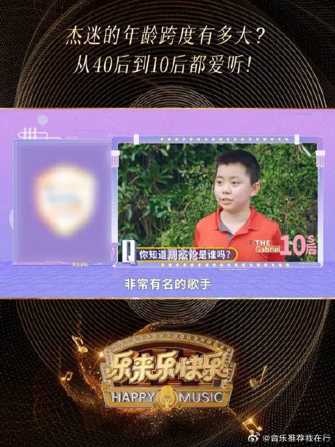 周杰伦歌迷受众横跨40后至10后