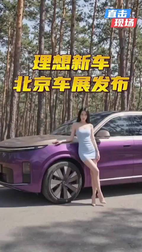 现在这AI做的可真行，不细看还真以为理想L9 Livis已经参展了呢