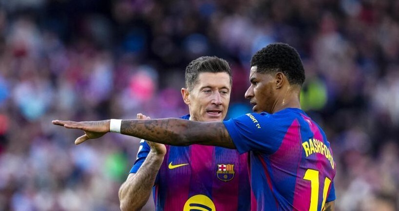 世体：自欧冠淘汰赛以来，莱万、阿劳霍等人已逐渐失去位置