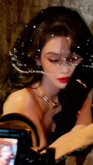 彭小苒这次红毯的头纱，具体是让网友从哪几个款式中投票选出来的？