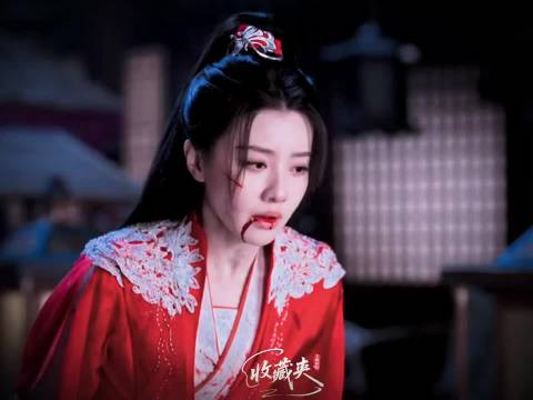 王鹤润新剧红衣婚服造型梦回莲花楼